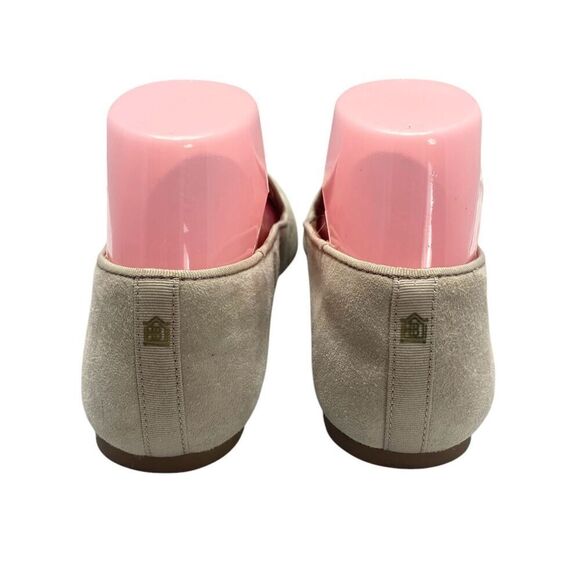 Birdies The Starling Shadow Tan Suede Slip On Quilted Cushion Sole Flats Wms Sz - Picture 4 of 8